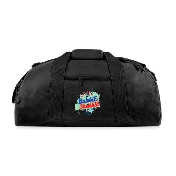 bubble - Recycled Duffel Bag - black - Front