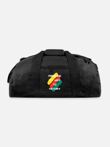 Paddling my way to victory - Recycled Duffel Bag - black