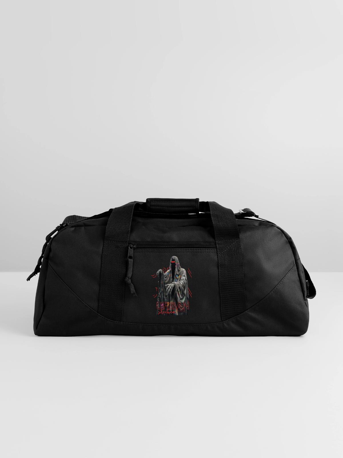 Urban_Streets-Ghost - Recycled Duffel Bag - black - Front