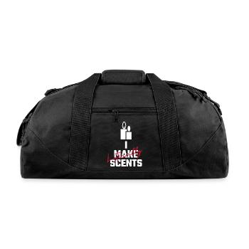 I Make Scents Literally Graphic T-Shirt  - Recycled Duffel Bag - black - Front