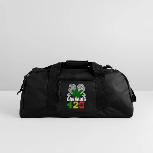 Clever 420 Smoker World Weed Marijuana Design - Recycled Duffel Bag