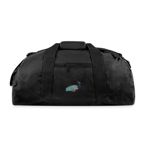 peacock half - Recycled Duffel Bag