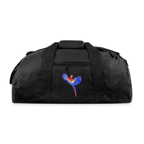 Scarlet macaw parrot - Recycled Duffel Bag
