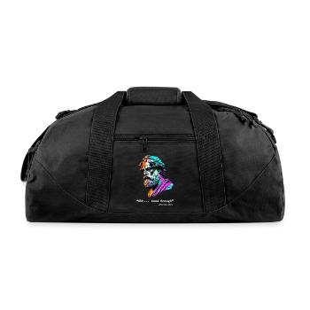 Ehh Good Enough Meh, Mediocrates - Recycled Duffel Bag - black - Front
