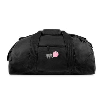 Jumbo Bubble Gum - Recycled Duffel Bag - black - Front