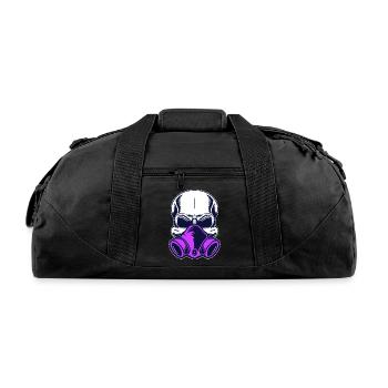 Terrifying skull - Recycled Duffel Bag - black - Front