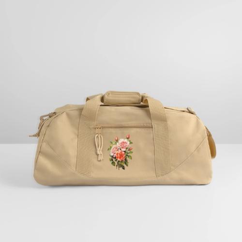 Pink Roses - Recycled Duffel Bag