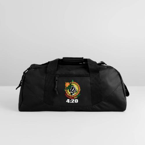 Wacky 420 Keep It Lit Time Weed Marijuana Design - Recycled Duffel Bag