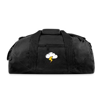 Simple tshirt - Recycled Duffel Bag - black - Front