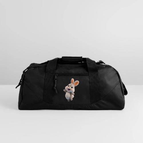 Dancing Baby Rabbit - Recycled Duffel Bag