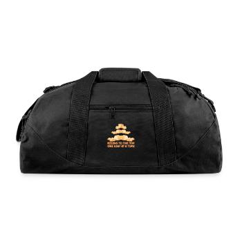 Rising to the top, one loaf at a time - Bakers - Recycled Duffel Bag - black - Front