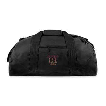 Love Problem Fixer - Recycled Duffel Bag - black - Front