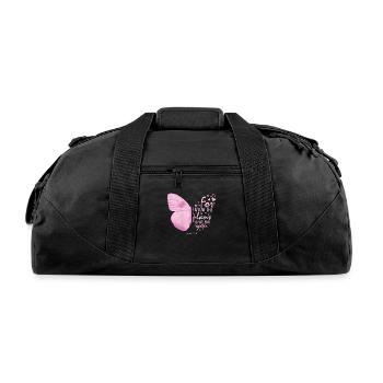 Womens Religious Mom - Recycled Duffel Bag - black - Front