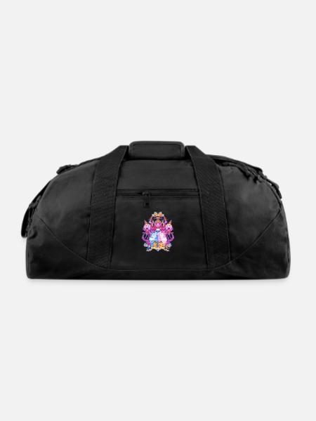 Crest of Candy - Recycled Duffel Bag - black