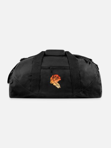 Book of the Jungle - Recycled Duffel Bag - black