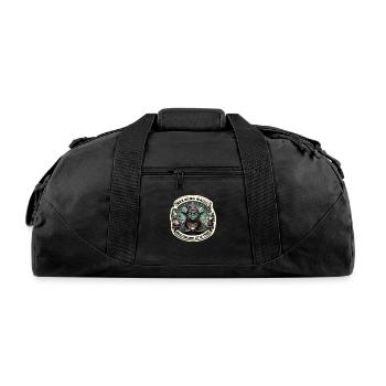 Brewing Magic One Grump At A Time - Grumpy Goblin - Recycled Duffel Bag - black - Front