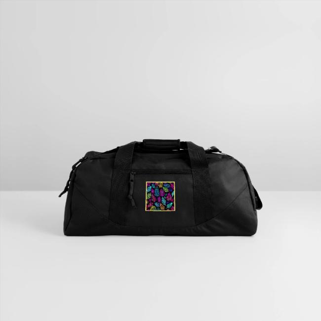 Luminous Foliage Tapestry: Neon Leaves Symphony
