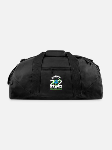 Earth Day - Recycled Duffel Bag - black