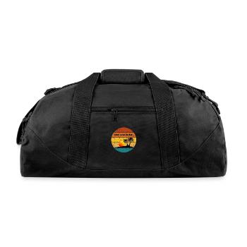 born in december - Recycled Duffel Bag - black - Front