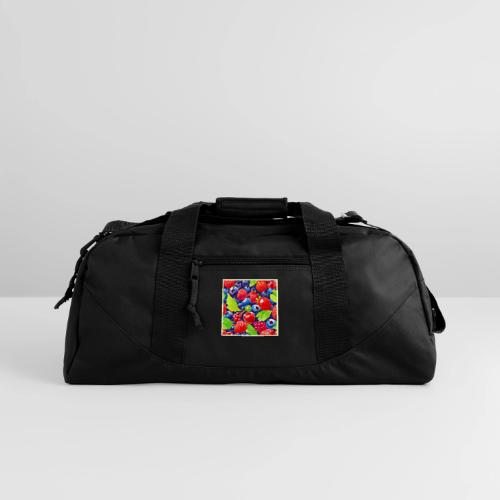 Summer Berry Medley - Recycled Duffel Bag