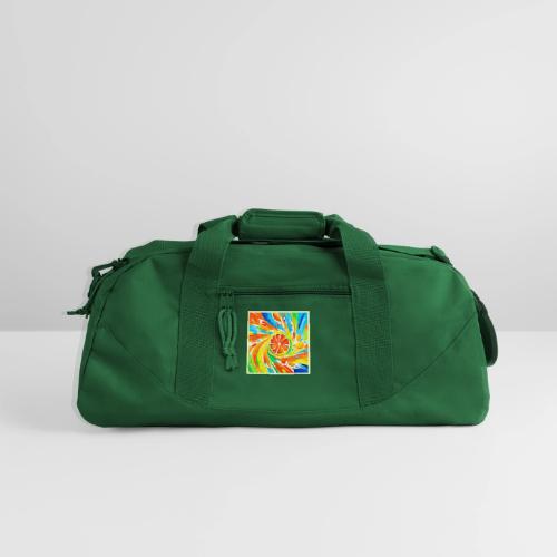 Citrus swirling Splash Design - Recycled Duffel Bag