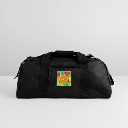 Colorful Citrus Pop Art - Recycled Duffel Bag
