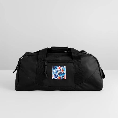 Vibrant Berry Pattern - Recycled Duffel Bag