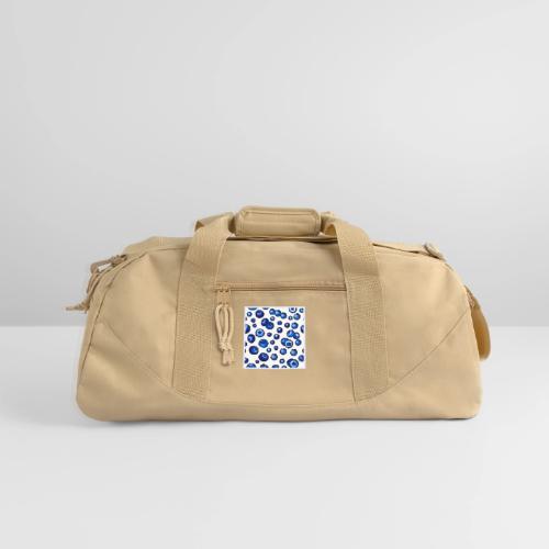 Fresh Blueberry Pattern - Recycled Duffel Bag