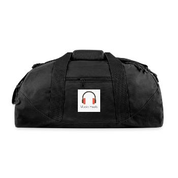 Music Heals - Recycled Duffel Bag - black - Front