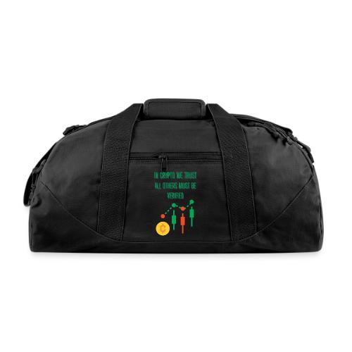 Sarcastic Bitcoin Investor T-shirt - Recycled Duffel Bag