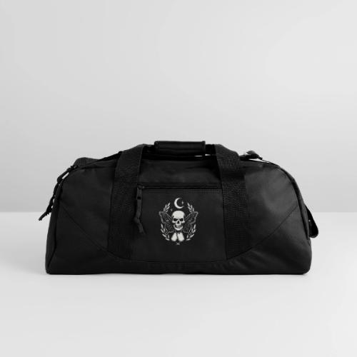 Skull butterfly dog tags - Recycled Duffel Bag