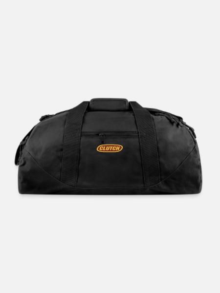 Clutch Oval Logo - Recycled Duffel Bag - black