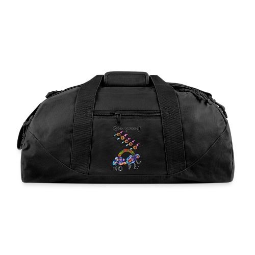 wings to fly - Recycled Duffel Bag