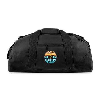 Inclusion Matters - Recycled Duffel Bag - black - Front