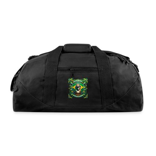 Brazil Jaguar Glory T-Shirt, Flag Pride Badge Gift - Recycled Duffel Bag