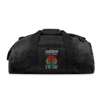 Candle Partner Wax - Recycled Duffel Bag - black - Front