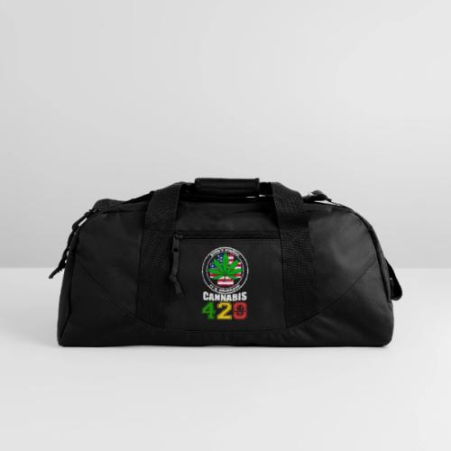 Side Splitting 420 My Medical Weed Marijuana - Recycled Duffel Bag