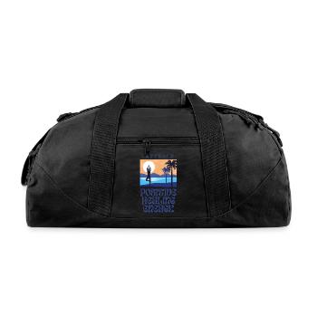 Positive Healing Energy - Recycled Duffel Bag - black - Front