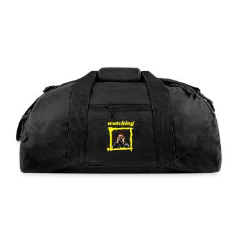 Watching - Recycled Duffel Bag - black - Front