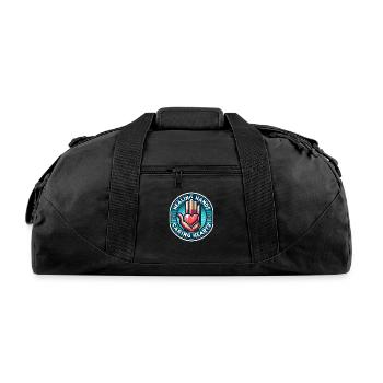 Healing Hands - Recycled Duffel Bag - black - Front