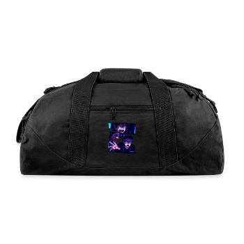 Gamer s Intense Moment - Recycled Duffel Bag - black - Front