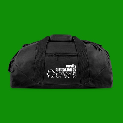 Easily Distracted by Cows - Recycled Duffel Bag