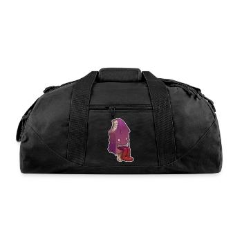 Ice Cream - Recycled Duffel Bag - black - Front
