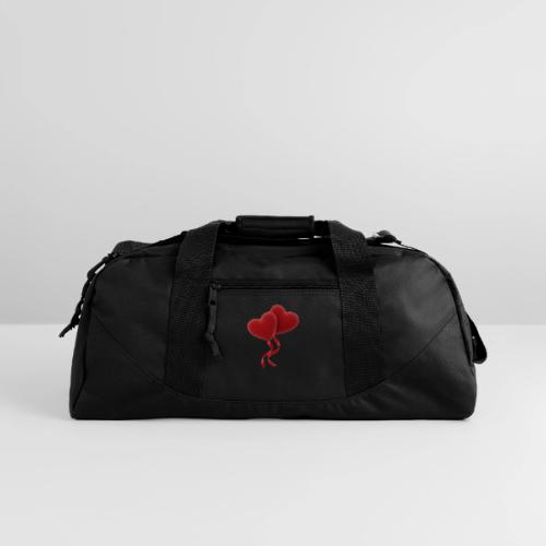 Two hearts together - Recycled Duffel Bag