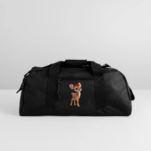 Sweet 3D Baby Deer with Big Eyes - Recycled Duffel Bag