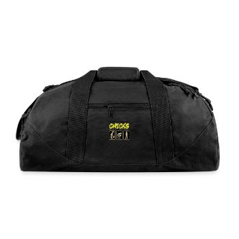 Funny - Recycled Duffel Bag - black - Front