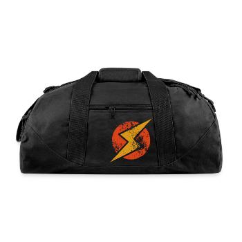 Lightning Bolt - Recycled Duffel Bag - black - Front