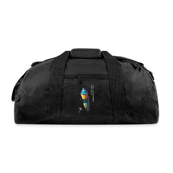 Ice Cream - Recycled Duffel Bag - black - Front