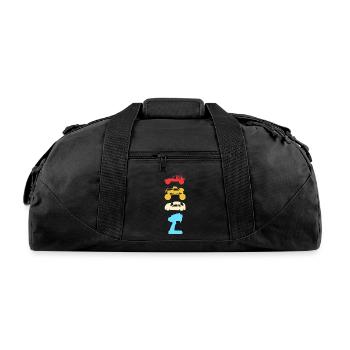 Rc Car Racing Remote Controlled Cars - Recycled Duffel Bag - black - Front