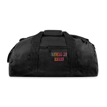 Govern me daddy - Recycled Duffel Bag - black - Front